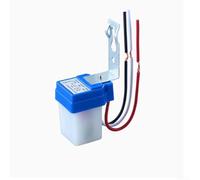 AS-10 - Interruptor de detección de crepúsculo de 12 V para farola compatible con iluminación exterior alimentada por 12 V CC, incluyendo porche, jardín, camino y lámparas de puerta