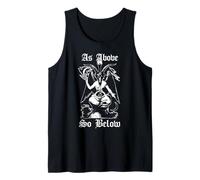 As Above So Below Baphomet Black Magic Devil Camiseta Camiseta sin Mangas