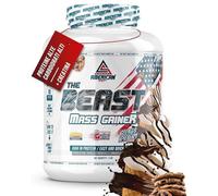AS American Suplement | Mass Gainer | Alto en Carbohidratos y Proteínas | Ayuda a Subir de Peso | Aumenta la Masa Muscular | Contiene Creatina Monohidrato (2 kg (Paquete de 1), Cookies & Cream)