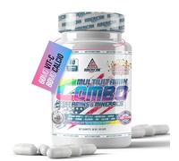 AS American Suplement | Multivitamínico Combo | 100 g | 60 Cápsulas | Aporte Extra de Energía | Contiene Ácido Fólico, Hierro y Calcio | Favorece el Bienestar General