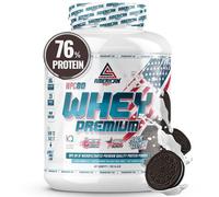 AS American Suplement | Premium Proteina Whey | Whey Protein 2 kg | Aumentar Masa Muscular | Alta Concentración de Proteína en polvo WPC80 Pura | Kyowa Quality® (2 kg, Black Cookies)