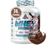 AS American Suplement | Premium Whey Protein | Proteína de Suero de Leche | Aumentar Masa Muscular | Alta Concentración de Proteína WPC80 | Kyowa Quality® (2 kg, Chocolate)
