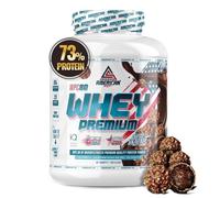 AS American Suplement | Premium Whey Protein | Proteína de Suero de Leche | Aumentar Masa Muscular | Alta Concentración de Proteína WPC80 | Kyowa Quality® (2 kg, Bombón Rocher)