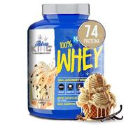 AS American Suplement | Whey Protein | Aumenta la Masa Muscular y Fuerza | Proteinas Whey | Evita el Catabolismo | Sabores Deliciosos | Contiene Creatina (1.8kg - Vainilla)