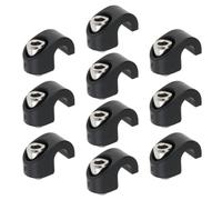 AS Axis Spindleon 10 clips de freno C para bicicleta con tornillos compatibles con MTB Road BMX E-Bike Routes de freno o caja de cambios a lo largo de la horquilla o marco, reduce la caída del cable