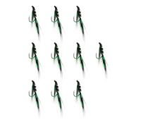 AS Axis Spindleon 10 Moscas de Trucha Diawl Bach Pearly Rib Nymph de 14 LB para Pesca de Trucha Arcoíris Y Marrón