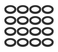 AS Axis Spindleon 16x Arandelas Planas de Goma M20 20 Mm de Diámetro Interior 30 Mm de Diámetro Exterior 2,5 Mm de Espesor Negras para Juntas Espaciadoras.