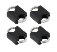 AS Axis Spindleon 4 anillos divididos ovalados para correa de cámara con tapas de 15 x 10 x 5 mm, compatible con Nikon compatible con Canon
