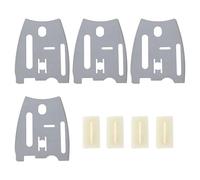 AS Axis Spindleon 4 Juegos de Placa Guía Interior de Cadena de Motosierra con Hebilla 501814801 Compatible con HUSQVARNA 61 268 272 281 288