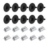 AS Axis Spindleon 40Pcs Tornillo Abrazadera Protector Antisubmarinaje Auto 2019900536 0049943145 0019906036 Compatible con Mercedes-Benz 190 1984-1993