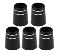AS Axis Spindleon 5 Casquillos de Plástico Y Madera de 8,5 Mm (0,335") con Doble Anillo Embellecedor para Varillas de Palos de Golf