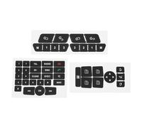 AS Axis Spindleon Kit de Pegatinas para Botones de Reparación de Coche Consola Central de Puerta Y Panel de Control Multimedia para Asientos (Juego de3)