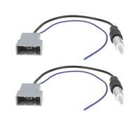AS Axis Spindleon Pack de 2 Cables Adaptador de Antena de Radio para CT27AA75 Compatible con Nissan para Entrada DIN de Unidad Estéreo Aftermarket