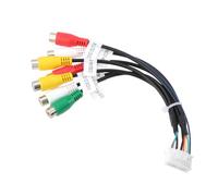 AS Axis Spindleon Paquete de 1 Arnés de AV RCA para Coche de 20 Pines Compatible con Pioneer AVH-241EX DMH-240EX DMH-340EX