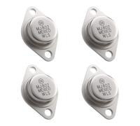 AS Axis Spindleon Paquete de 4 transistores MJ802 MJ802G NPN TO-3 90V 30A 200W compatibles con amplificadores y fuentes de alimentación