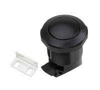 AS Axis Spindleon Pestillo de Perilla Extraíble M1-2A-13 con Cerrojo de Acero Inoxidable Compatible con Puertas Y Gabinetes de 0,048 A 0,75 Pulgadas Color Negro