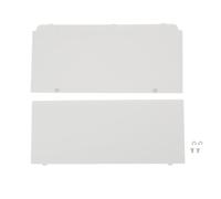 AS Axis Spindleon Placa Frontal Trasera Y Cubierta Superior de La Carcasa de La Batería Compatible con Nintendo New 3DS (versión 2015) Color Blanco