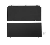 AS Axis Spindleon Placa Frontal Trasera Y Cubierta Superior de La Carcasa de La Batería Compatible con Nintendo New 3DS (versión 2015) Color Negro