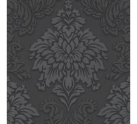 A.S. Creation Papel pintado Lizzy Londres 36898-4 Barroco clásico damasco purpurina Gris