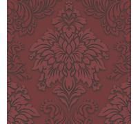 AS Creation Lizzy Londres Barroco Clásico Damasco Rojo 36898-3 Purpurina Pintado