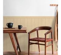 Dado Madera Tablillas Pintado 39803-3 Natural Vinilo de Lujo Panels AS Creation