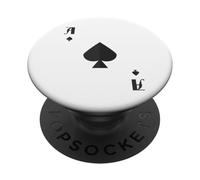 As de Picas Baraja de Cartas Disfraz de Grupo de Halloween PopSockets PopGrip Adhesivo