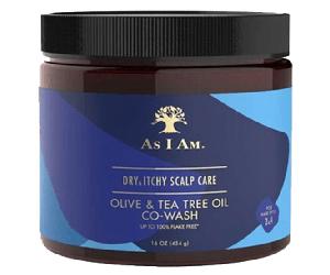 As I Am Dry & Itchy Scalp Care Olive Tea Tree Co Wash 454 gr
