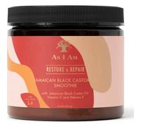 -As I Am- Crema de peinado "Aceite Jamaicano Smoothie" con vitaminas C, E y Ceramidas. -454gr- Estiliza los rizos y previene la rotura - APTA MÉTODO CURLY -