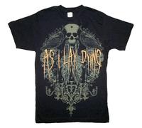 As I Lay Dying Birds - Camiseta de manga corta para hombre, Negro , L