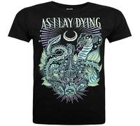 As I Lay Dying Cobra - Camiseta de algodón unisex para hombre, color negro, Negro , L