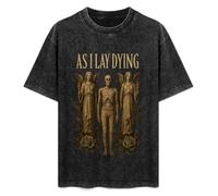 As I Lay Dying Coffin Twin Angels Mens T-Shirt Black Unisex Top tee 3XL