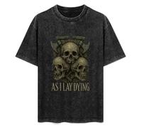 As I Lay Dying Poster Mens T-Shirt Black Unisex Top tee L