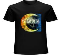 As I Lay Dying Shadows Are Security Men's T Shirt Unisex tee Short Sleeve Tops Black XL