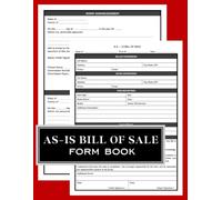 As-Is Bill of Sale Form Book: Simple Legal Templates for Vehicle, Equipment & Personal Property Sales | No Warranty Sale Agreements | 50 Forms for ... for Personal Property | Proof of Ownership