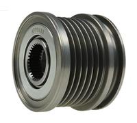 AS-PL AFP0033 Rueda libre de alternador Compatible con VW Polo V Hatchback 6R1, 6C1 up! Hatchback 121, 122, BL1, BL2, BL3, 123 Golf VII Hatchback 5G1, BQ1, BE1, BE2 Passat B8 Variant 3G5, CB5