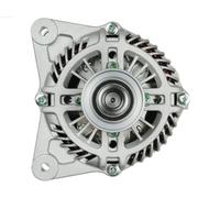 AS-PL Alternador A5245 110A generador con polea de rueda libre Compatible con NISSAN Qashqai II J11, J11 Qashqai/Qashqai +2 I J10, NJ10 Qashqai/Qashqai+2 I Van J10, JJ10E TIIDA Fastback