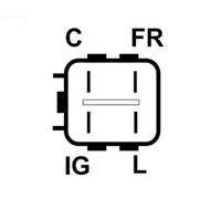 AS-PL Alternador Generador 12 V 140 A Para Suzuki SX4 2.0 DDIS 4X4 Fiat