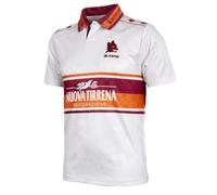 AS Roma As Roma 1994-95 Away Retro Football Shirt Camiseta Unisex - Adulto (Paquete de 1), Color Blanco., XL-XXL