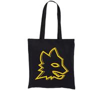 AS Roma Bolsa de la compra Lupa de algodón, 180 g, color negro