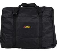 AS Roma Bolsa Plegable de Viaje, Unisex Adulto, Negro, 44x32x20cm