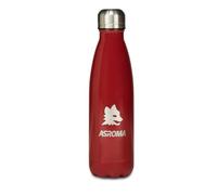 AS Roma - Botella escolar Seven, color rojo, mantenimiento de temperatura: caliente 12h/frío 24h, viaje y tiempo libre