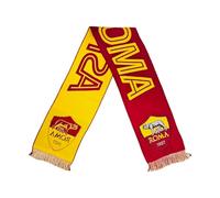 AS Roma Bufanda oficial jacquard Wordmark, color amarillo