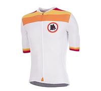 AS Roma Maillot de Ciclismo Rome para Hombre, Blanco, XL
