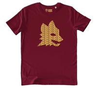 AS Roma Tsk011-bor-l Camiseta, Rojo, L Unisex Adulto