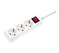 as - Schwabe 11361 - Regleta Schuko (230V), Color: Blanco