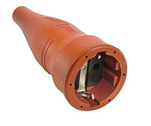as - Schwabe 60408 - Acoplador industrial sin cable (IP 20, goma), color rojo