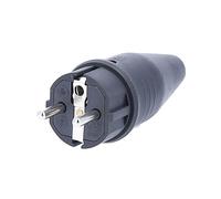 as - Schwabe 60412 Tapón de goma maciza, negro, versión resistente