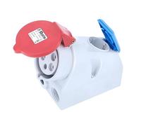 as - Schwabe 60438 - tomacorriente CEE, 32A, 5 polos, 400V con toma Schuko