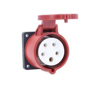 as - Schwabe 60441 - Enchufe empotrado para obras (400 V/32 A, IP44)