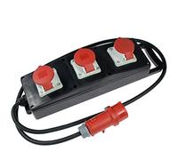 as - Schwabe 60558 - Regleta de caucho (S3, 400 v, 16 A, IP44, uso exterior)